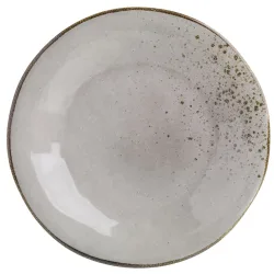 VEGA Teller flach Palana; 23.5 cm (Ø); grau; rund; 6 Stück / Pack
