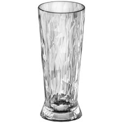 koziol Bierglas Bier Club No. 10 Superglas mit Eichstrich; 410 ml, 7.4x17.7 cm (ØxH); transparent; 0.3 l Eichstrich, 12 Stück / Pack