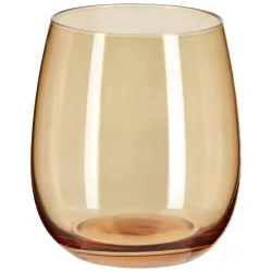 VEGA Wasserglas Bea; 375 ml, 7x9.4 cm (ØxH); bernstein; 6 Stück / Pack