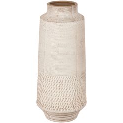 Vase Ahmadi; 14x33 cm (ØxH); beige