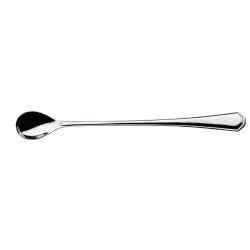 PULSIVA Longdrinklöffel Tunis Basic; 23 cm (L); silber, Griff silber; 12 Stück / Pack