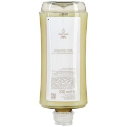 V-Touch Hotel Shampoo und Duschgel Klassik im Spendersystem; 330 ml; weiss; 24 Stück / Pack
