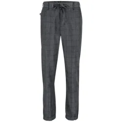 JOBELINE Herren Kochhose  Sweatpant Karo; Kleidergrösse 46; anthrazit