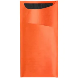 GARCIA DE POU Bestecktasche Besta; 11.2x22.5 cm (BxL); orange; 100 Stück / Pack
