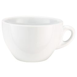PULSIVA Milchkaffeetasse Joy 2.0; 300 ml, 10.5x6.7 cm (ØxH); weiss; rund; 6 Stück / Pack