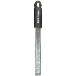 Microplane Zesterreibe Premium; 32.5x3.5x3 cm (LxBxH); schwarz/silber; rechteckig