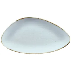 Churchill Chefs Platte Stonecast Duck Egg dreieckig; 35.5x18.8 cm (LxB); hellblau/braun; dreieckig; 6 Stück / Pack
