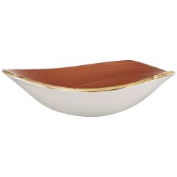 Churchill Cream Bowl Stonecast Orange dreieckig; 23.5 ml, 23.5 cm (B); orange/braun; dreieckig; 12 Stück / Pack