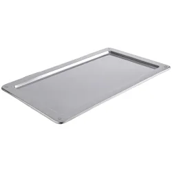 VEGA GN-Präsentationsplatte Edelstahl; GN 1/1, 53x32.5x1.4 cm (LxBxT); silber