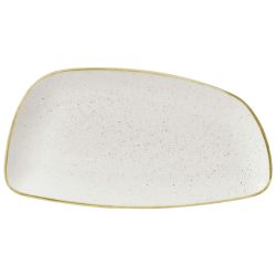 Churchill Chefs Geo Platte Stonecast Barley White; 18.5x35 cm (LxB); weiss/braun; rechteckig; 6 Stück / Pack