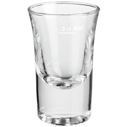 VEGA Schnapsglas Podena; 40 ml, 4.5x7 cm (ØxH); transparent; 2 cl Eichstrich, 6 Stück / Pack