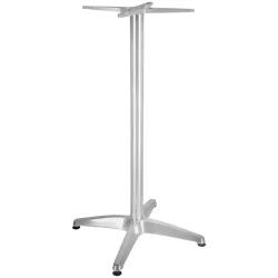 PULSIVA Stehtischgestell Past Aluminium; 66x66x108 cm (BxLxH); silber