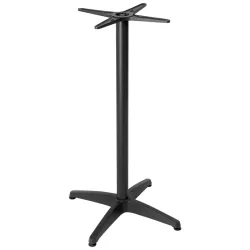 PULSIVA Stehtischgestell Past Aluminium; 66x66x108 cm (BxLxH); schwarz