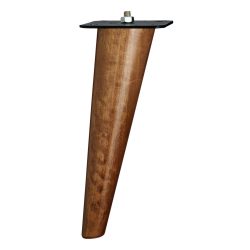 VEGA Fuss-Set Lasse 4-teilig; 9x9x25 cm (BxTxH); birke/tabak gebeizt; 4 Stück / Pack