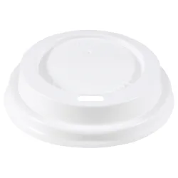 WIMEX Domdeckel für Trinkbecher To Go Cafe Crema; 7.3x1.8 cm (ØxH); weiss; 100 Stück / Pack