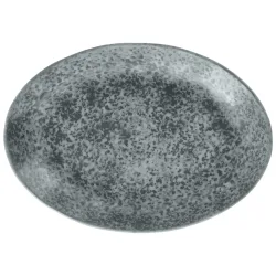 VEGA Platte Arona oval; 20.5x14.5x2.8 cm (LxBxH); anthrazit; oval; 6 Stück / Pack