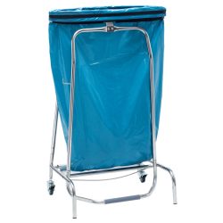 PULSIVA Müllsack-Halter; 59x43x96 cm (LxBxH); silber