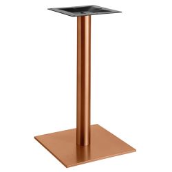 VEGA Indoor Tischgestell Orio eckig; 40x40x72 cm (BxLxH); kupfer; quadratisch