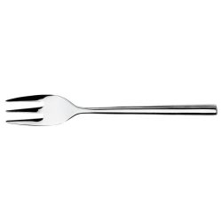 VEGA Kuchengabel London; 14.6 cm (L); silber, Griff silber; 12 Stück / Pack