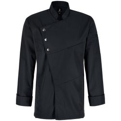 JOBELINE Herren Kochjacke Lewis Langarm; Kleidergrösse 50; schwarz