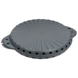 koziol Mehrweg-Pizzabox Move; 29.1x23.6x3.9 cm (LxBxH); grau; oval; 14 Stück / Pack