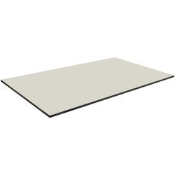 VEGA Outdoor-HPL Tischplatte Compa rechteckig; 139x77 cm (LxB); beige; rechteckig