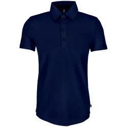 JOBELINE Herren Poloshirt Oliver Kurzarm; Kleidergrösse L; navy