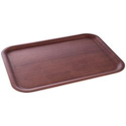 VEGA Pressholz-Tablett Ebena rechteckig; 46x36x2 cm (LxBxH); braun; rechteckig