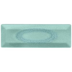 VEGA Präsentationsplatte Torto rechteckig; 31x10.5x1.8 cm (LxBxH); türkis/blau; rechteckig; 6 Stück / Pack