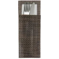 PULSIVA Bestecktasche Samoa; 24x9 cm (LxB); bronze; 6 Stück / Pack