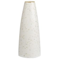 Churchill Vase Stonecast Barley White; 12.5 cm (H); weiss/braun; rund; 6 Stück / Pack