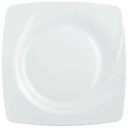 VEGA Teller flach Vilano; 32x32 cm (LxB); weiss; quadratisch; 2 Stück / Pack