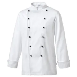 PULSIVA Kochjacke Realo Langarm; Kleidergrösse L; weiss; 3 Stück / Pack