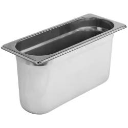 VEGA GN-Behälter Premium  2/8; GN 2/8, 3900 ml, 32.5x13.2x15 cm (LxBxT); silber