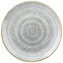 Churchill Teller flach Studio Prints Stone Grey Coupe; 28.8 cm (Ø); hellgrau/braun; rund; 12 Stück / Pack