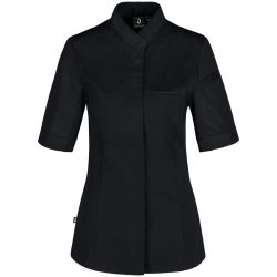 JOBELINE Damen Kochjacke Marco Kurzarm; Kleidergrösse 34; schwarz