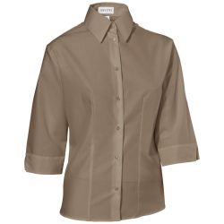 JOBELINE Damenbluse Filipa Dreiviertelarm; Kleidergrösse 36; taupe