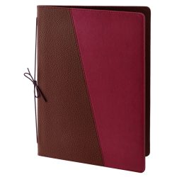 VEGA Speisekarte Sully ohne Prägung A4; DIN A4, 25x34 cm (BxH); bordeaux