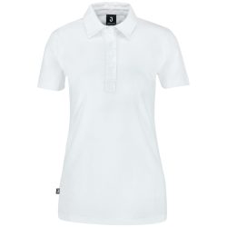 JOBELINE Damen Poloshirt Oliver Kurzarm; Kleidergrösse S; weiss