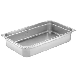 VEGA GN-Behälter Premium 1/1; GN 1/1, 14000 ml, 53x32.5x10 cm (LxBxT); silber