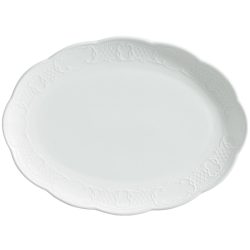 VEGA Platte Menuett oval; 26x19 cm (LxB); weiss; oval; 6 Stück / Pack