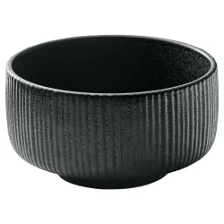 Playground Schale Nara Relief; 330 ml, 12x5.6 cm (ØxH); schwarz; 6 Stück / Pack