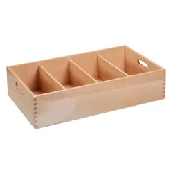 PULSIVA Besteckkasten Wood; 52x30.5x12 cm (LxBxH); buche
