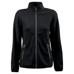 Printer Active Wear Damen-Fleecejacke Fynn; Kleidergrösse 2XL; schwarz