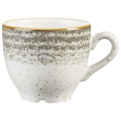 Churchill Espresso Tasse Studio Prints Stone Grey; 100 ml, 6.5x5.5 cm (ØxH); hellgrau/braun; rund; 12 Stück / Pack