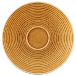 PULSIVA Kaffee-Untertasse Spirit; 15 cm (Ø); braun; rund; 6 Stück / Pack