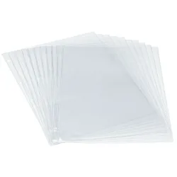 PULSIVA Transparenthülle für Speisekarten Nissa; DIN A4; transparent; 10 Stück / Pack