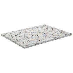 VEGA Indoor-Tischplatte Maliana rechteckig; 120x80 cm (LxB); terrazzo; rechteckig