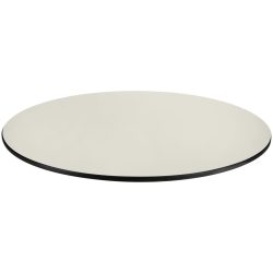 VEGA Outdoor-HPL Tischplatte Compa rund; 60 cm (Ø); beige; rund