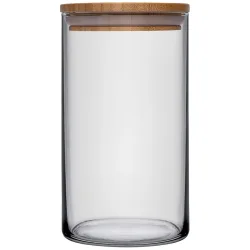 Pasabahçe Vorratsglas  Bamboo; 1480 ml, 10.9x19.1 cm (ØxH); natur/transparent
